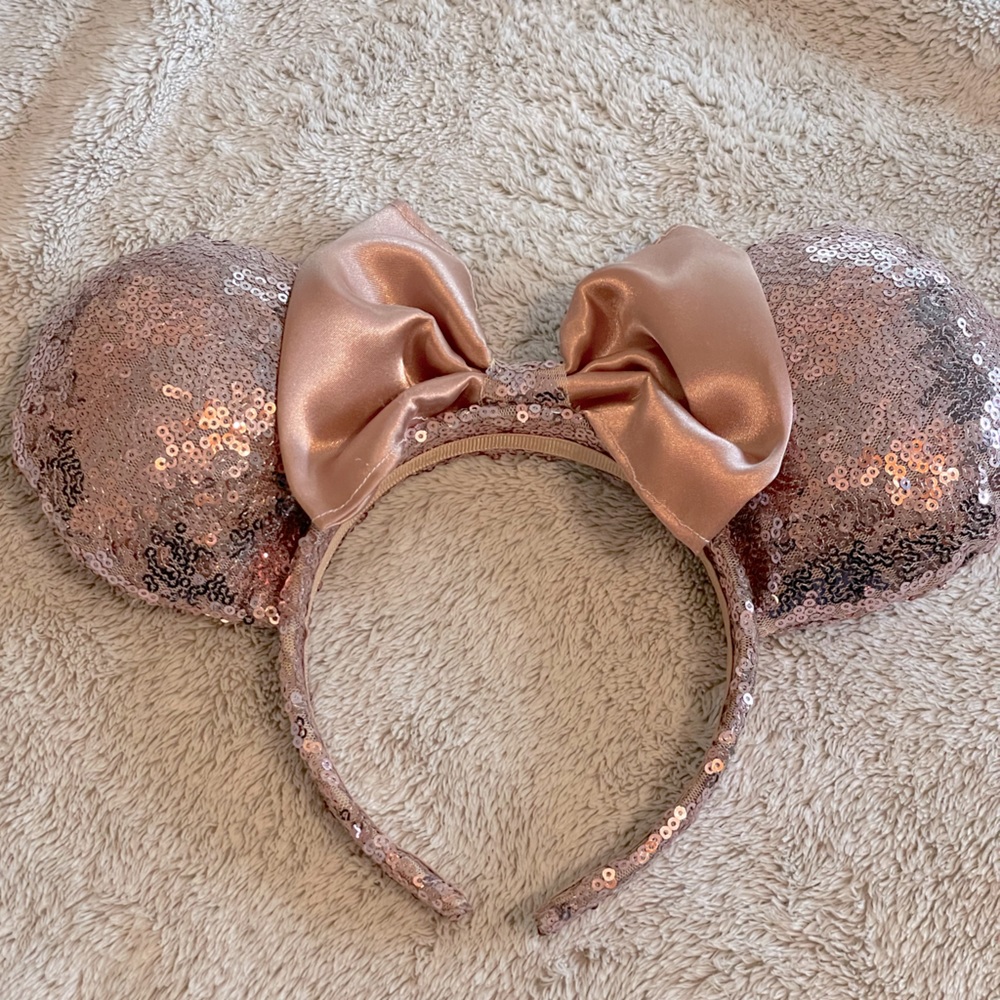 Rose Gold Minnie Disney Ears